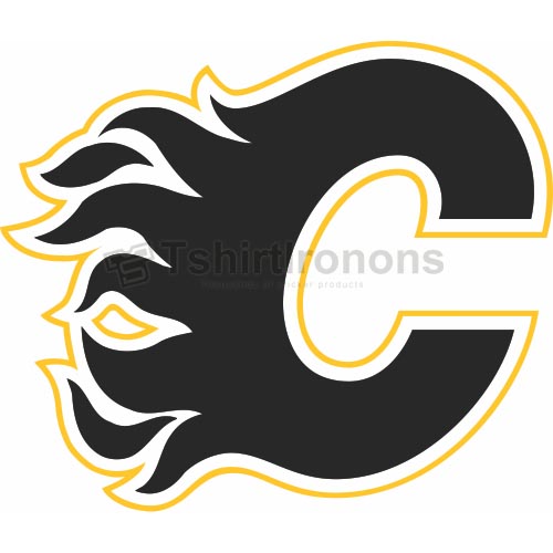 Calgary Flames T-shirts Iron On Transfers N99 - Click Image to Close